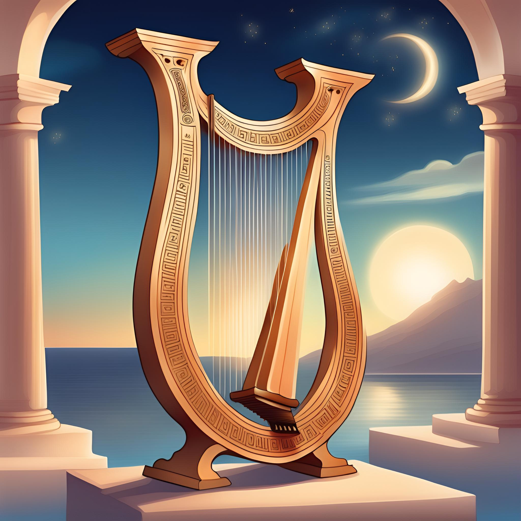 A greek lyre